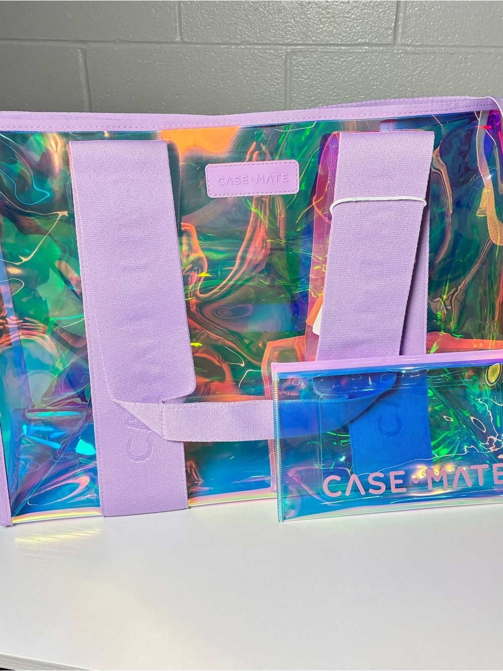 Casemate Soap Bubble Iridescent Jelly Tote Bag